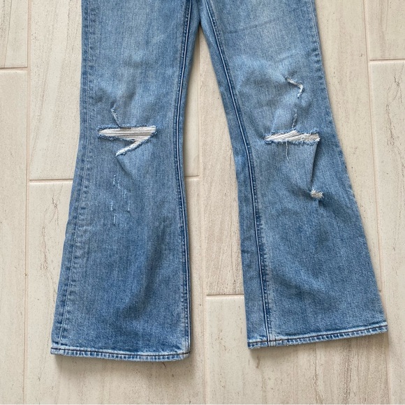 Aritzia Denim Forum The Twiggy High Rise Flare Size 24 - Picture 3 of 13